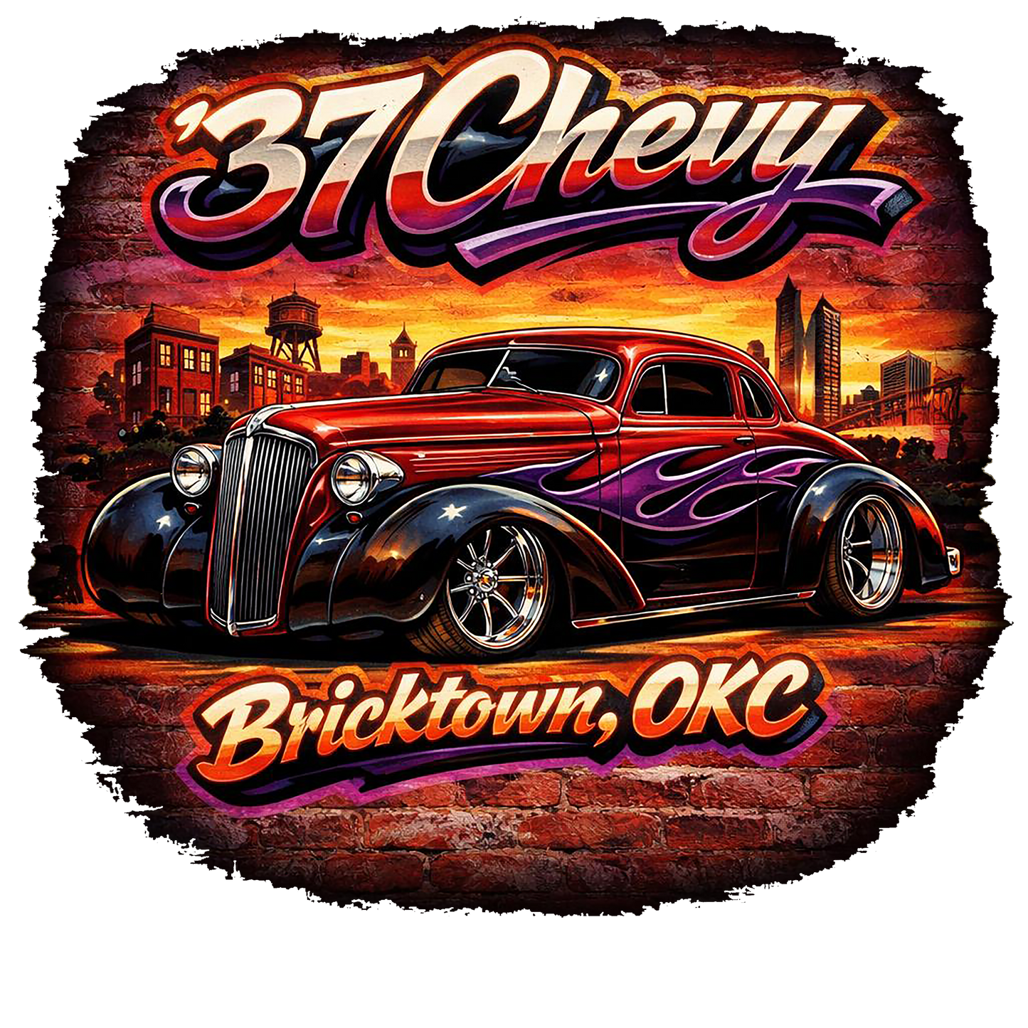 ’37 Chevy Bricktown Nights | Oklahoma Street Rod Classic Tee