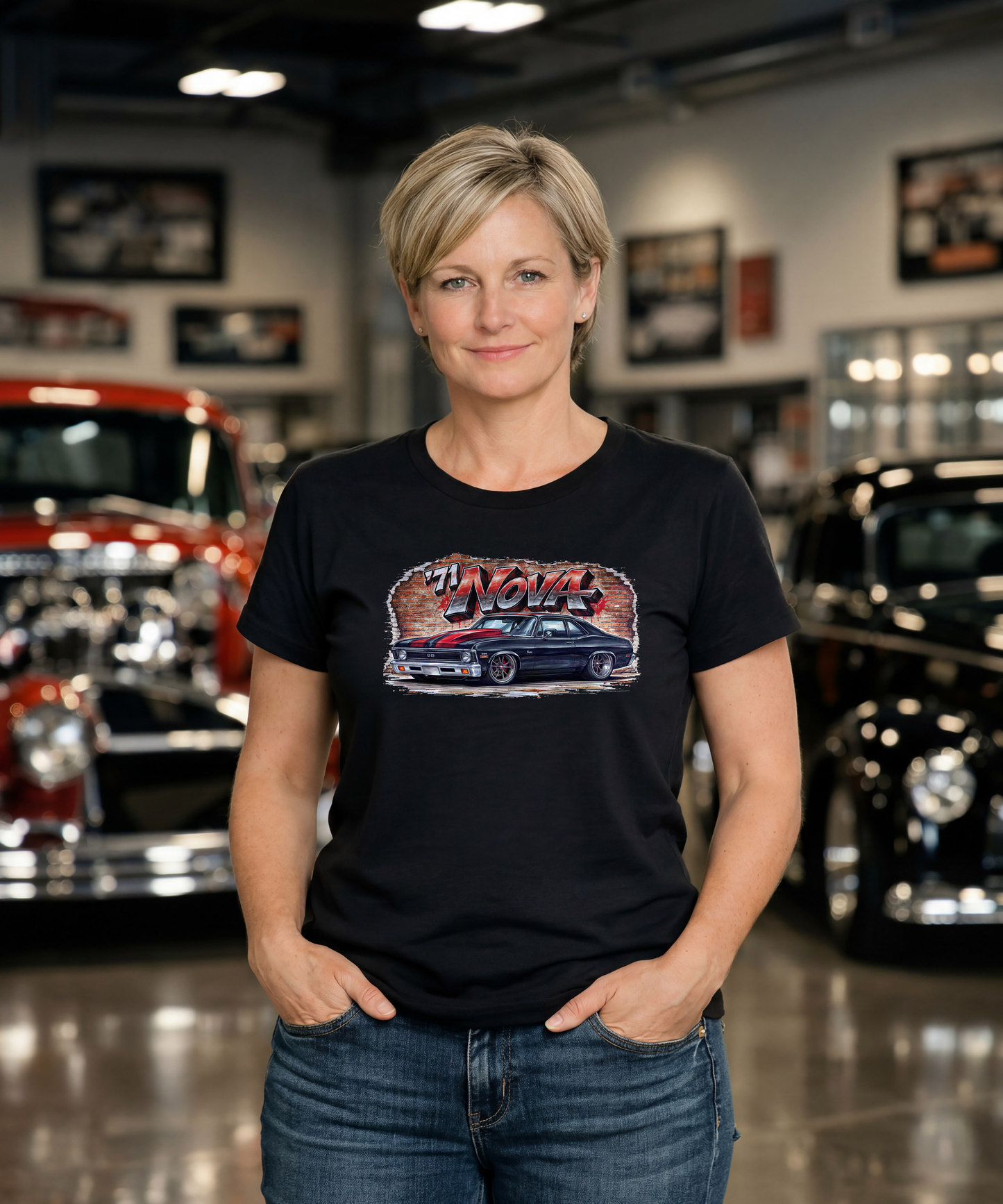 ’71 Nova Muscle Car T-Shirt – American Steel Series