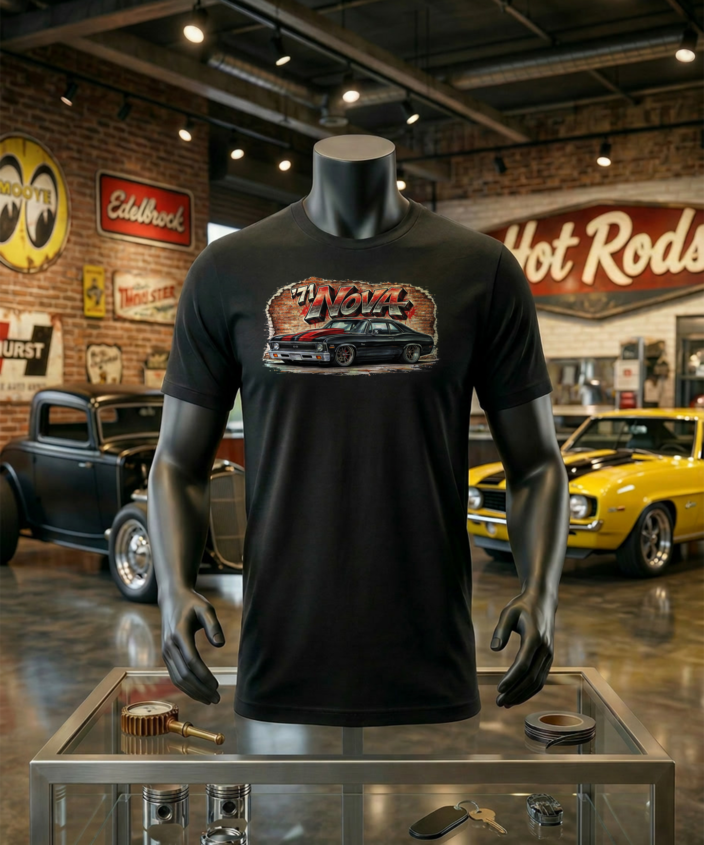 ’71 Nova Muscle Car T-Shirt – American Steel Series