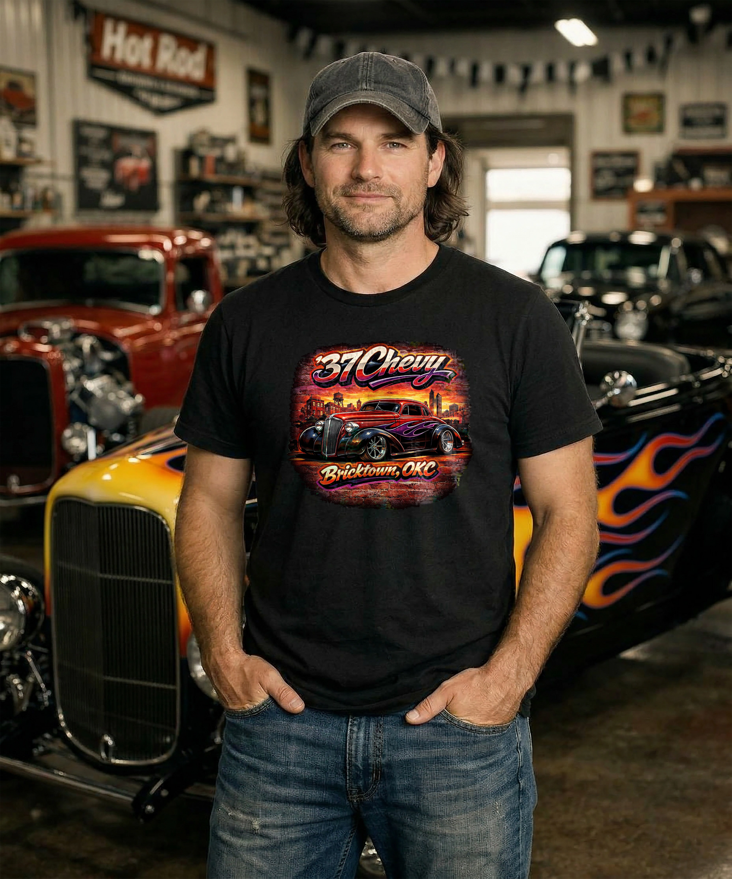 ’37 Chevy Bricktown Nights | Oklahoma Street Rod Classic Tee