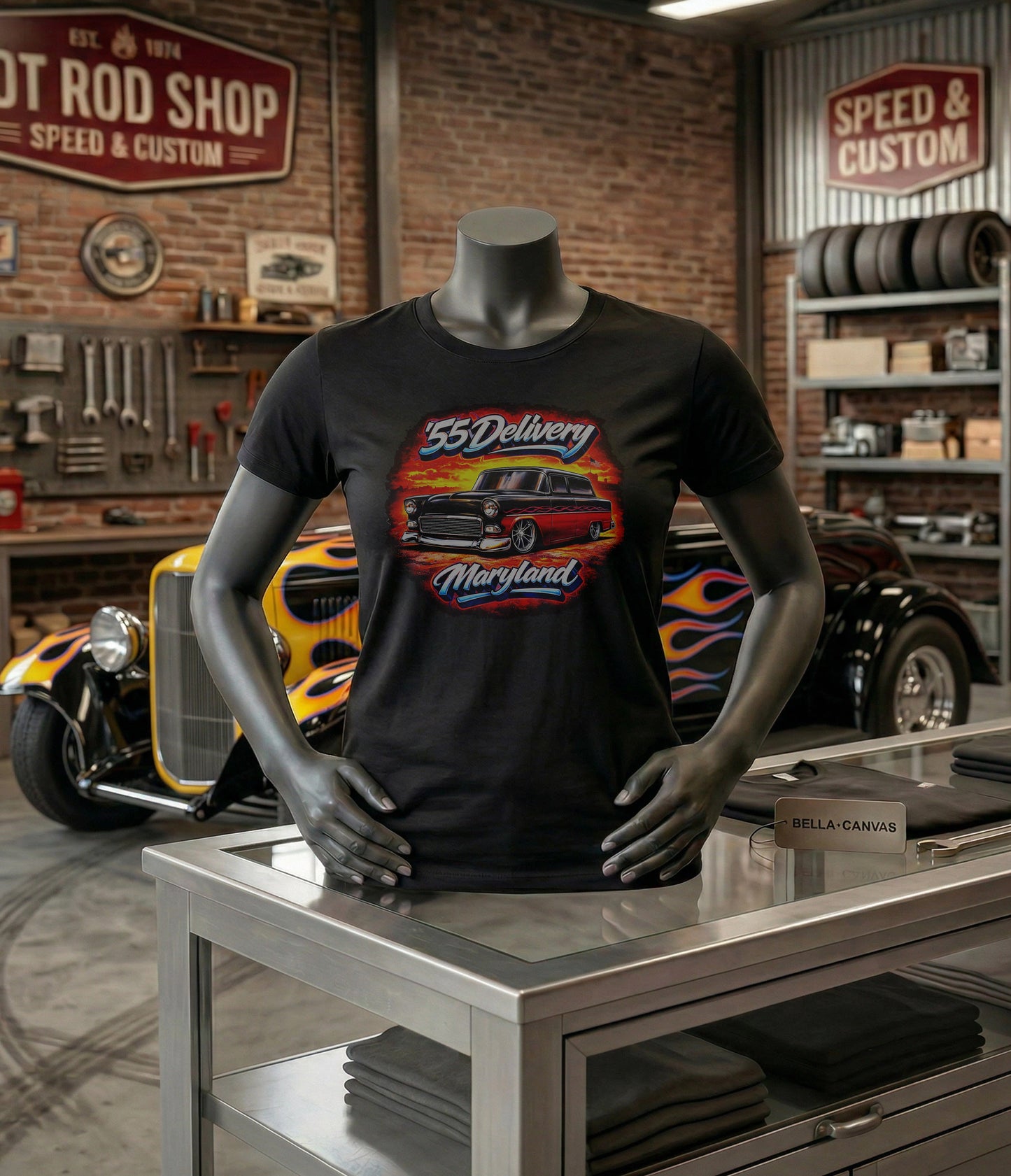 ’55 Chevy Sedan Delivery – Maryland Limited Drop Street Rod Tee